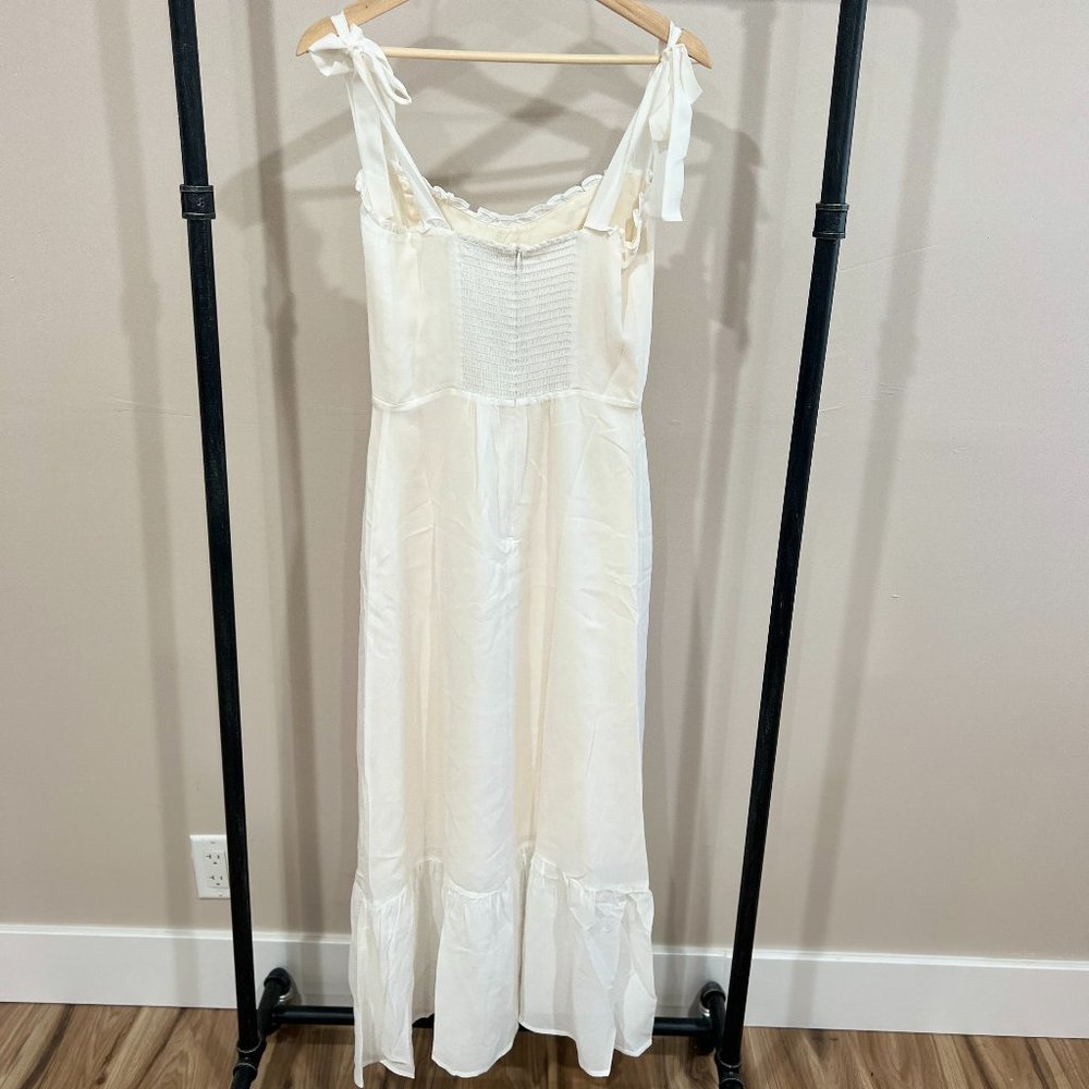 Reformation Nikita Dress | Ivory 🎉SALE🎀 NEW - Picture 10 of 16